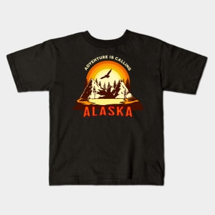 The Last Frontier Alaska Kids T-Shirt